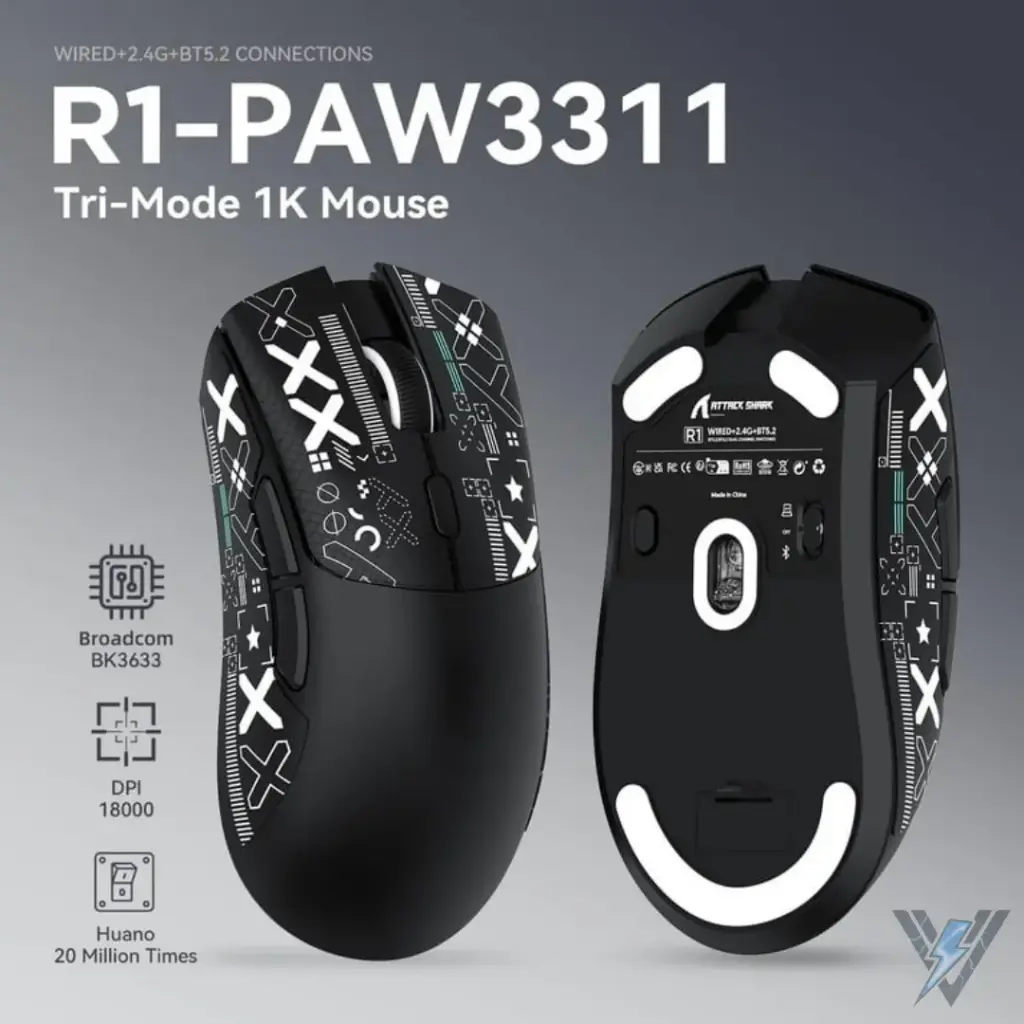 Attack shark R1 Black