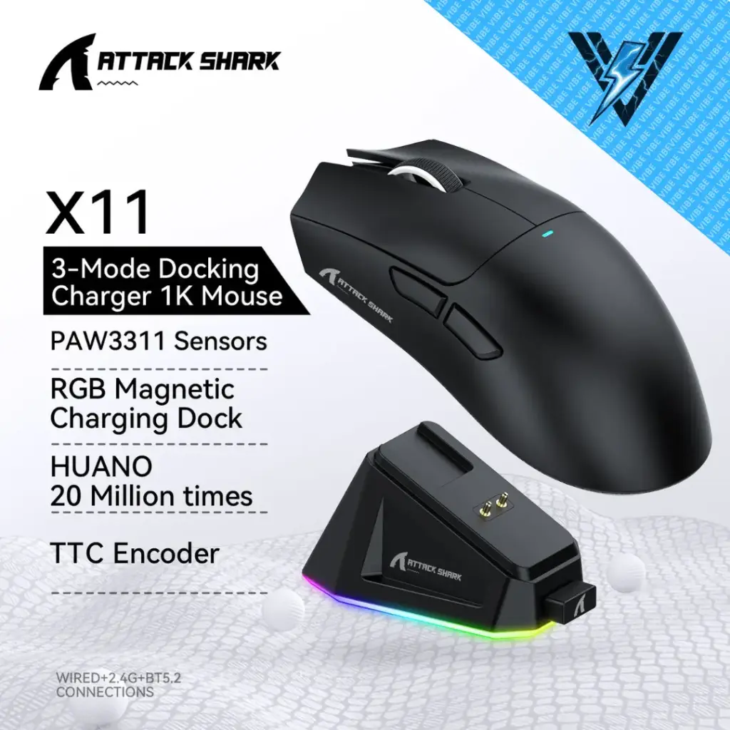 Attack shark X11 Black