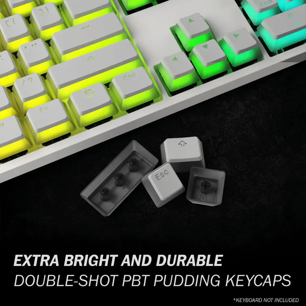 Keycaps Pudding White