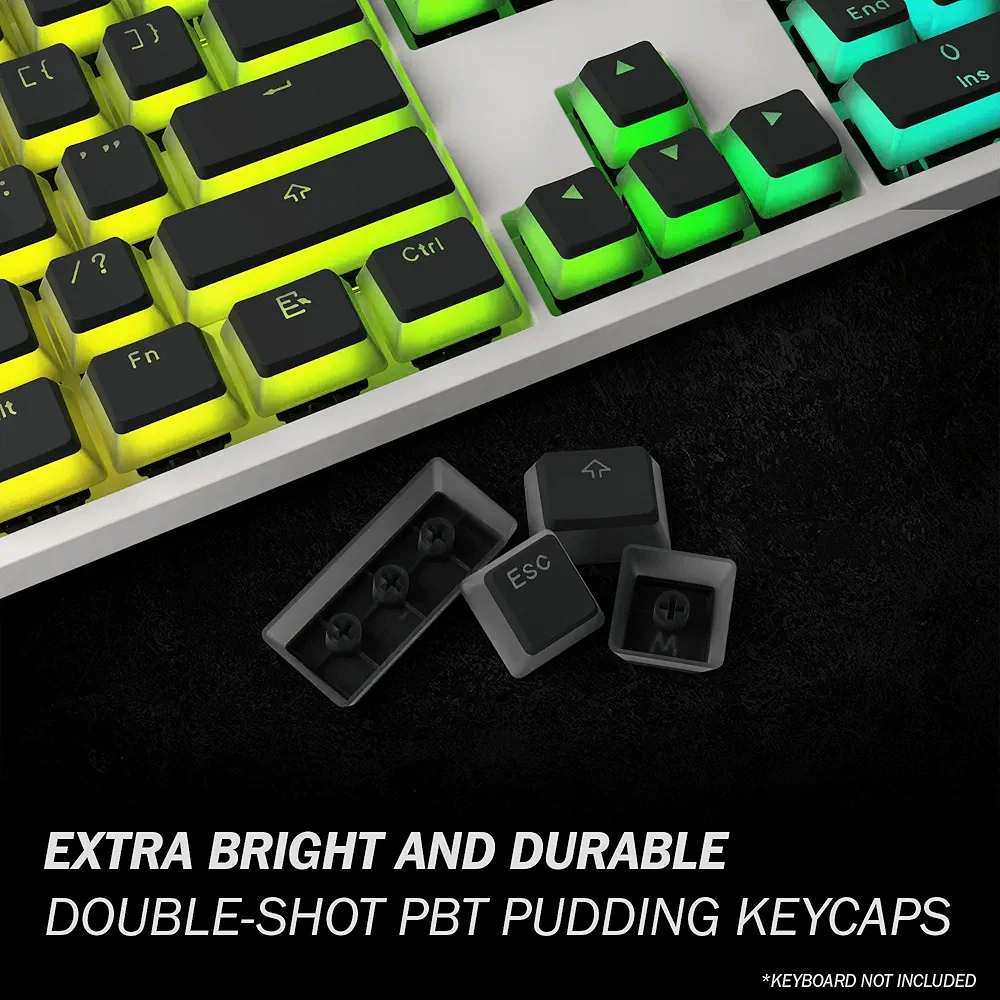 Keycaps Pudding Black