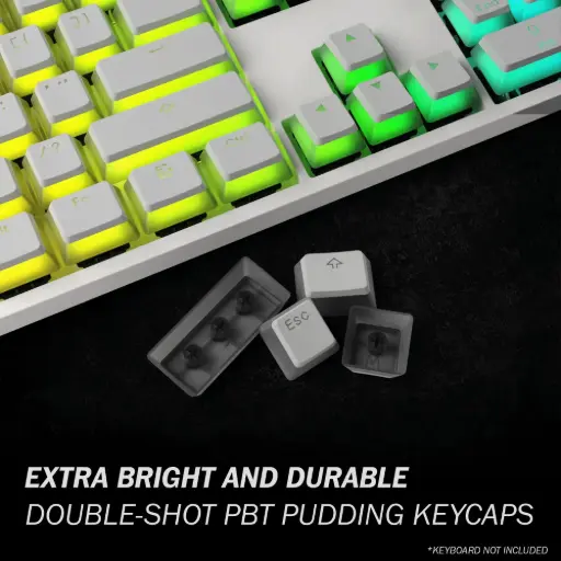 Keycaps Pudding White